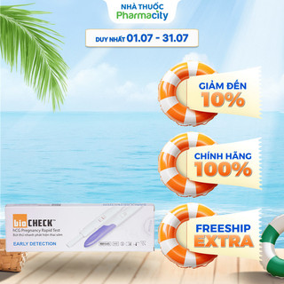 Bút thử thai sớm Early Detection BIOCHECK với ngưỡng phát hiện 25mIU/mL (1 cái)
