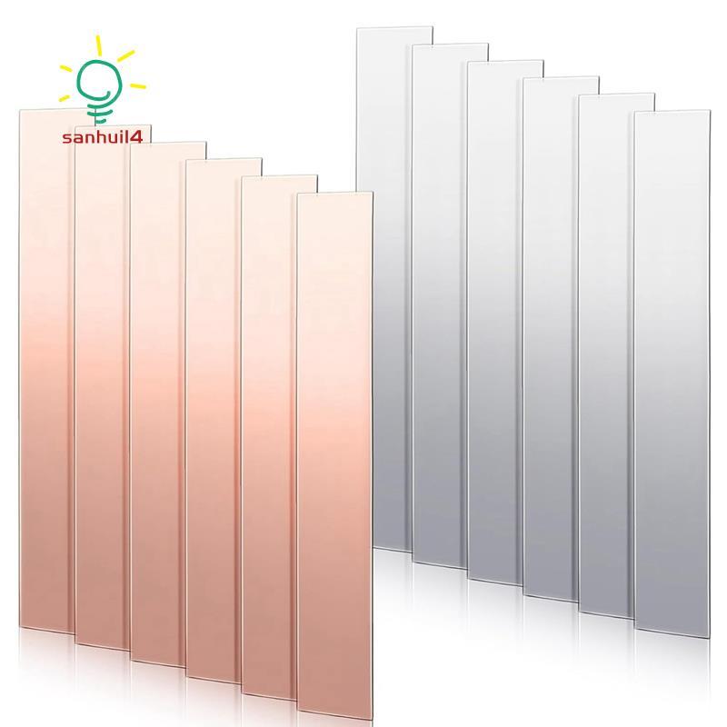 12 Chiếc Đồng Nguyên Chất Kẽm Anode Tấm 99,9% Độ Tinh Khiết Cao Đồng Kẽm Dây Điện Cực 0,04 Inch X 0,