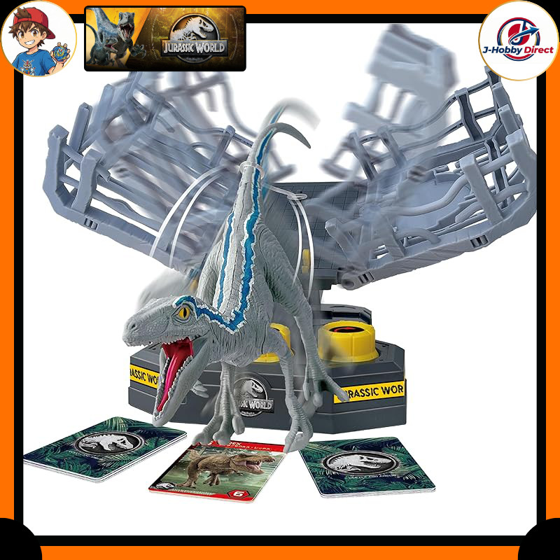 EPOCH Jurassic World Cage Break Game — ST Mark certified, Ages 4 and up, Dinosaur toy/game, Players: