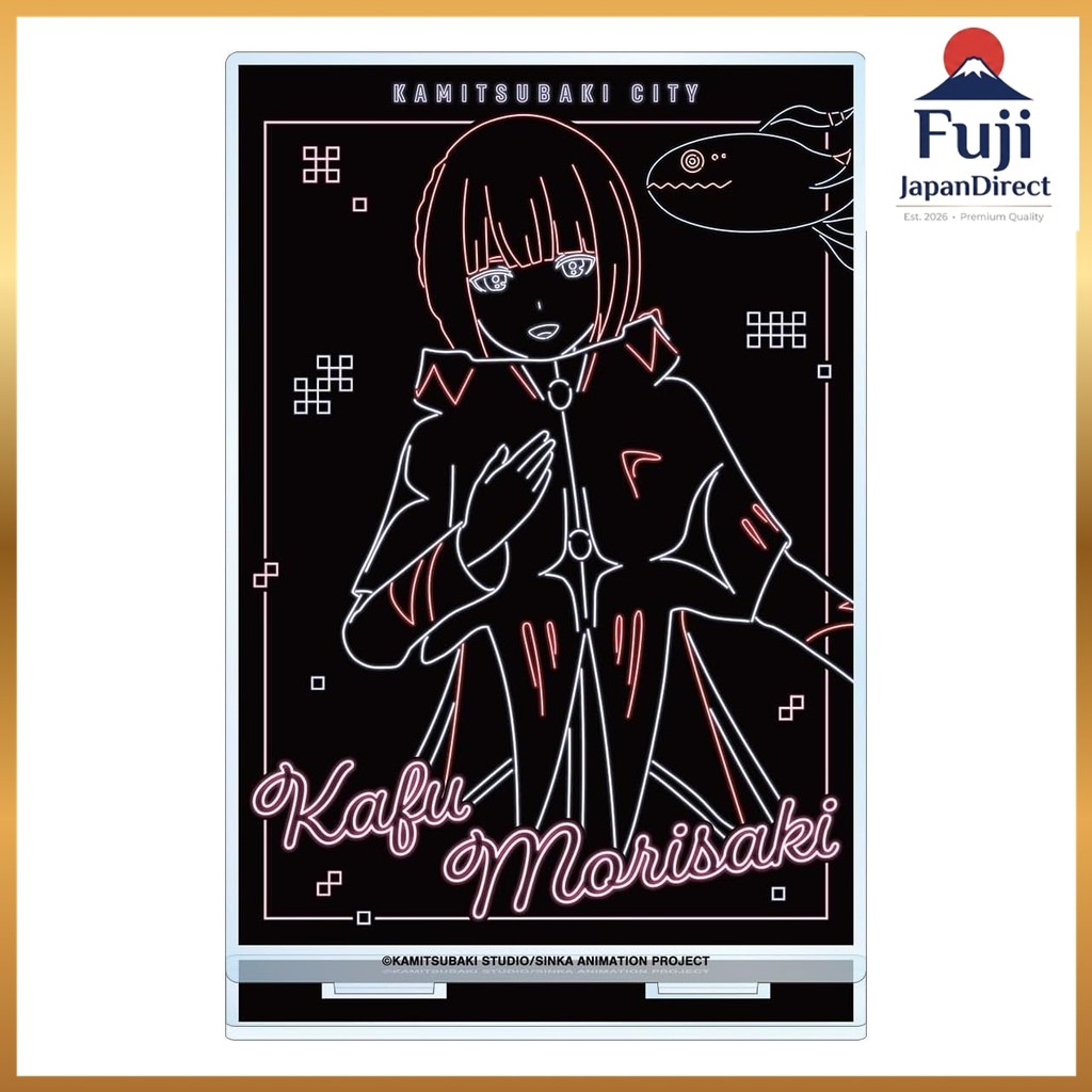 TV anime “Kamitsubaki City Under Construction. ” Kaho Morisaki Ani Neon BIG acrylic stand ver.A Fuji