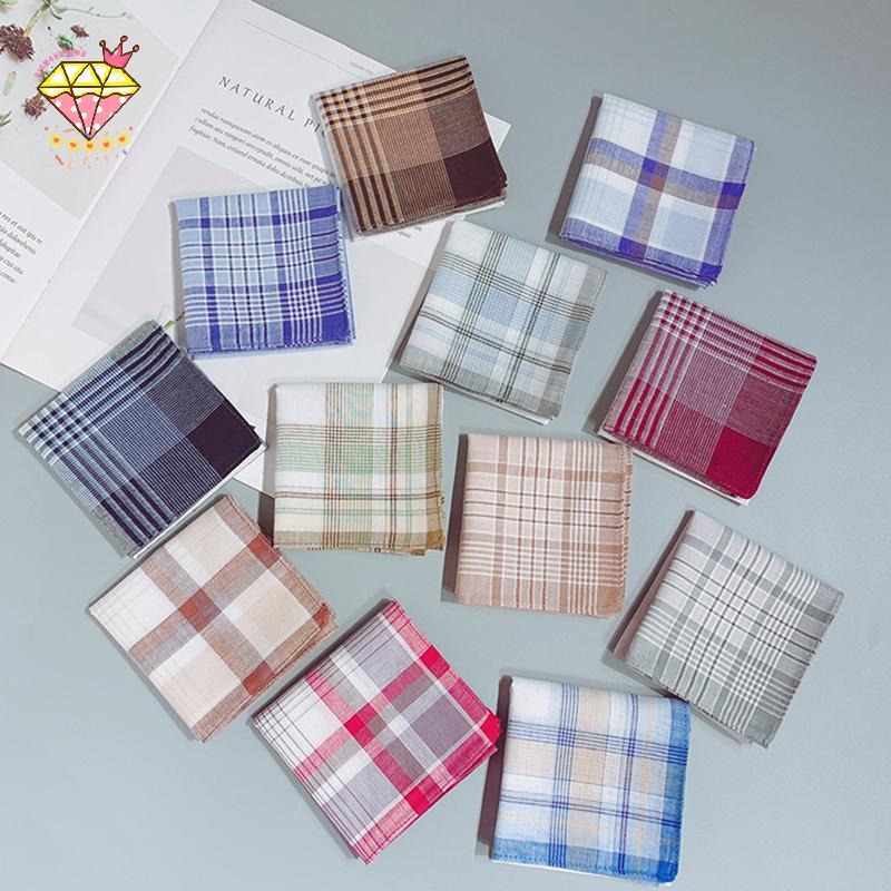 [DIAMONDWIND] Khăn tay Cotton 40x40CM dành cho người lớn Khăn mặt vuông lớn s Khăn lau mồ hôi nam 40