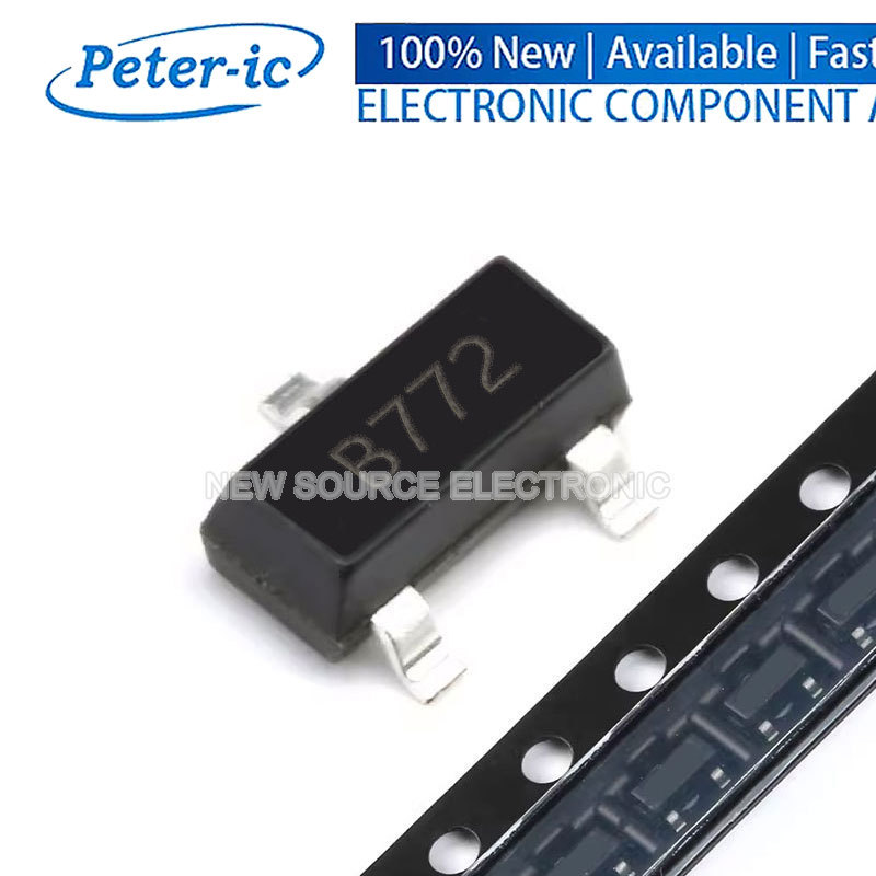 (20-100 chiếc) Bộ ba Chip SMD Transistor 2SB772 B772 SOT23 PNP