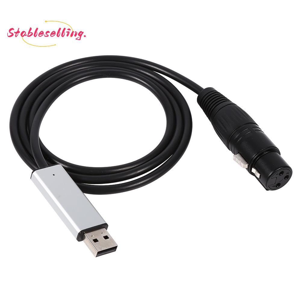 Bộ chuyển đổi USB sang DMX Ổn định, Giao diện USB sang DMX Mini 1m / 39,37 inch, Bộ chuyển đổi USB D