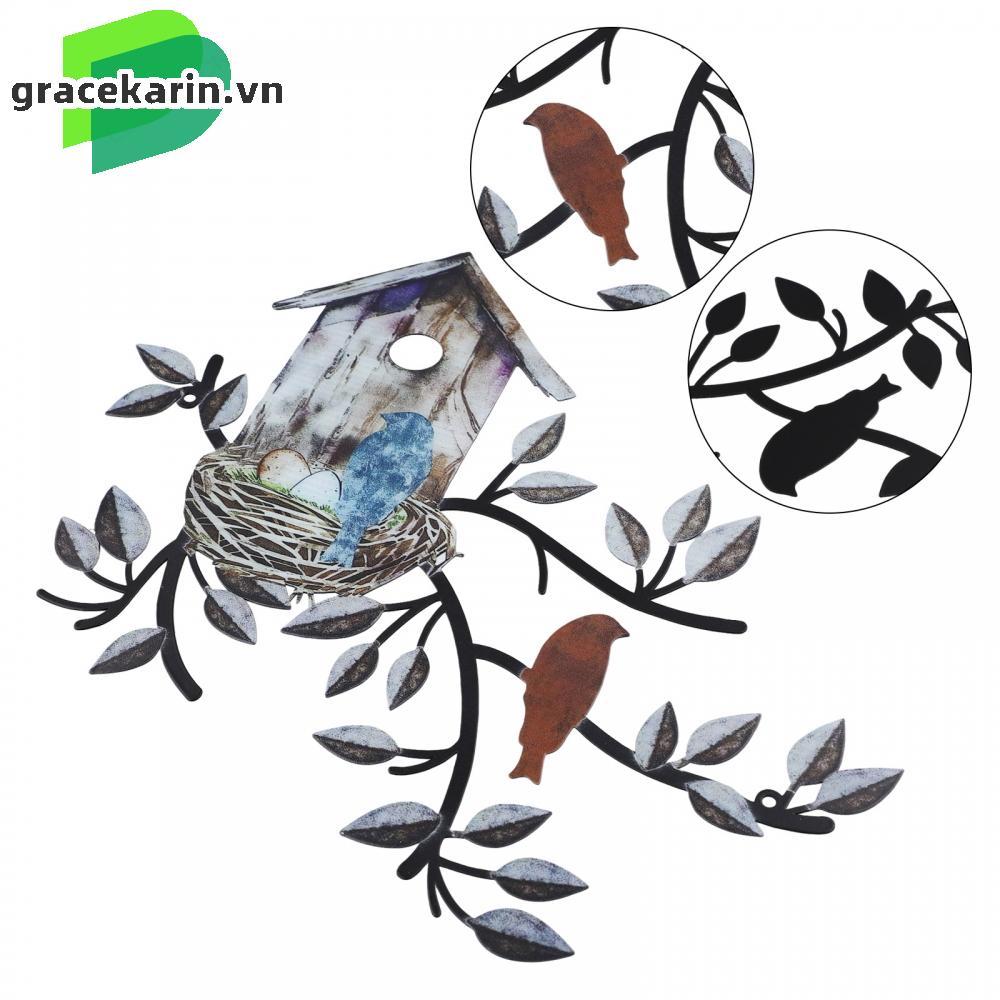 Metal Art Wall Art Wall Decor Birds Decoration Decor Metal Leaf Wall Decor