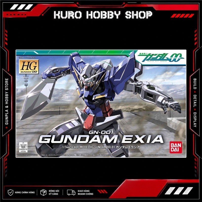 HG 00 1/144 Gundam Exia - Mô Hình Lắp Ráp Bandai