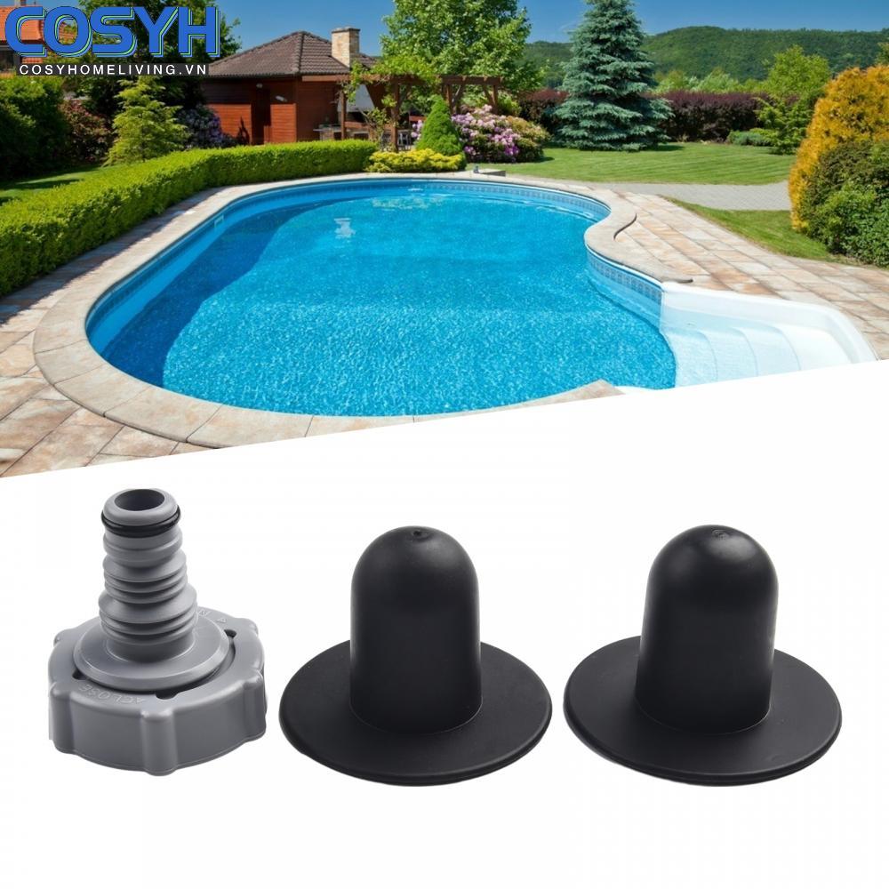 <cosyh>Durable Replacement Plug Black Drain Valve Perfect for Pool Adapter 32mm P6H1419
