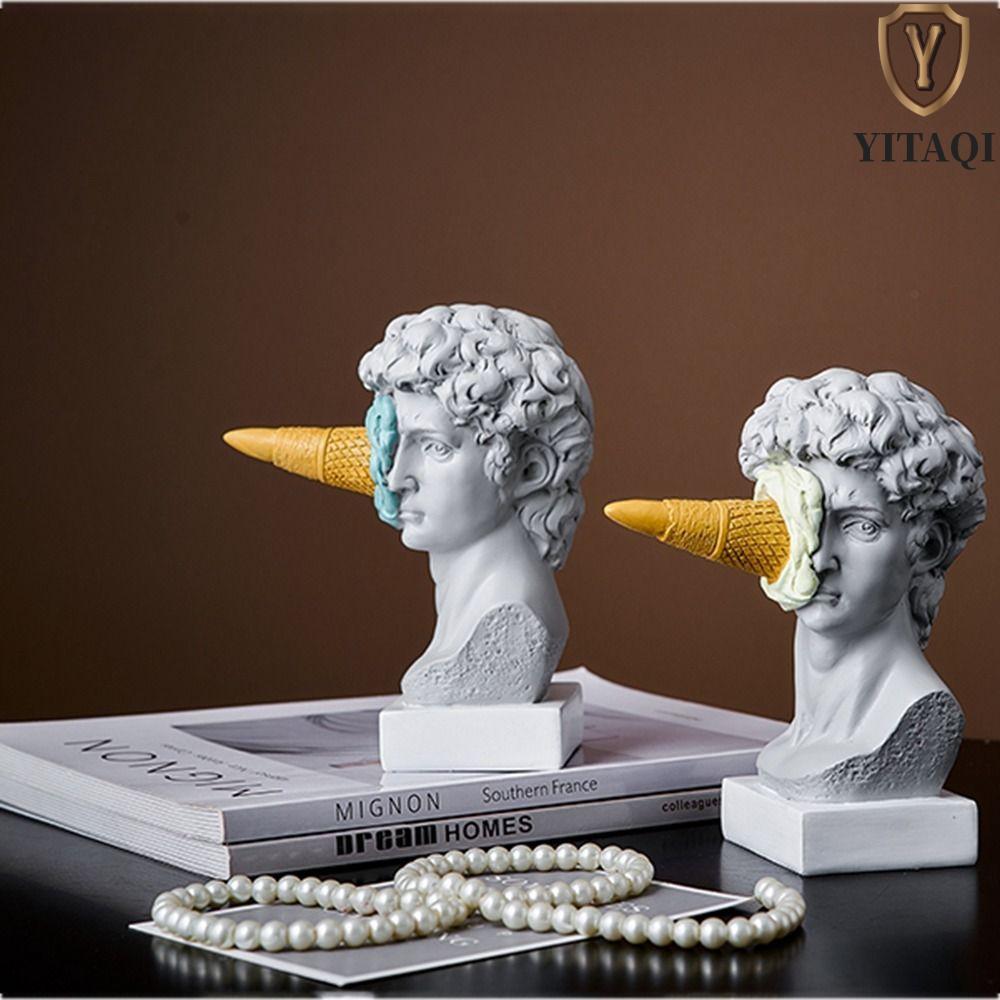 Tượng YITAQI David, Bắc Âu Nhân Vật Phương Tây Kem David Tượng, Trang Trí Nghệ Thuật David Nửa Chiều