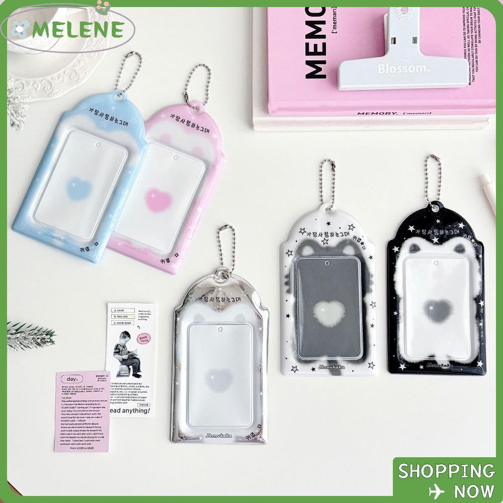 Hộp đựng thẻ ngoại vi MELENE Idol, Hộp đựng thẻ ảnh trang trí chuỗi phong cách Ins, Hộp đựng ảnh 3 i