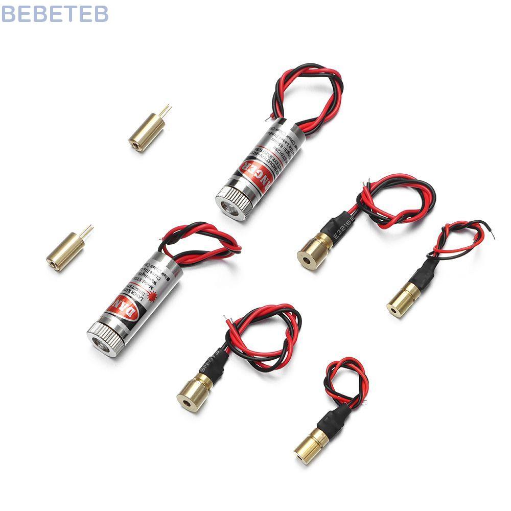 BEBETEB Point / Line Laser 4 kiểu Đầu mô-đun đầu Diode Laser có thể điều chỉnh Laser