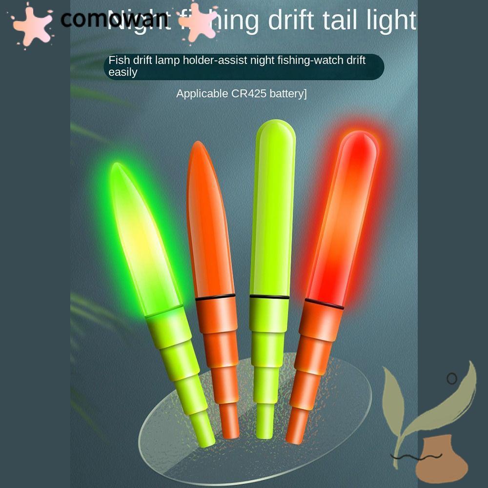 COMOWAN 1 Đèn LED Phao Câu Cá, Đèn Phao Câu Cá Cảm Ứng Dạ Quang, Phao Câu Cá Đêm Siêu Sáng Top Câu C