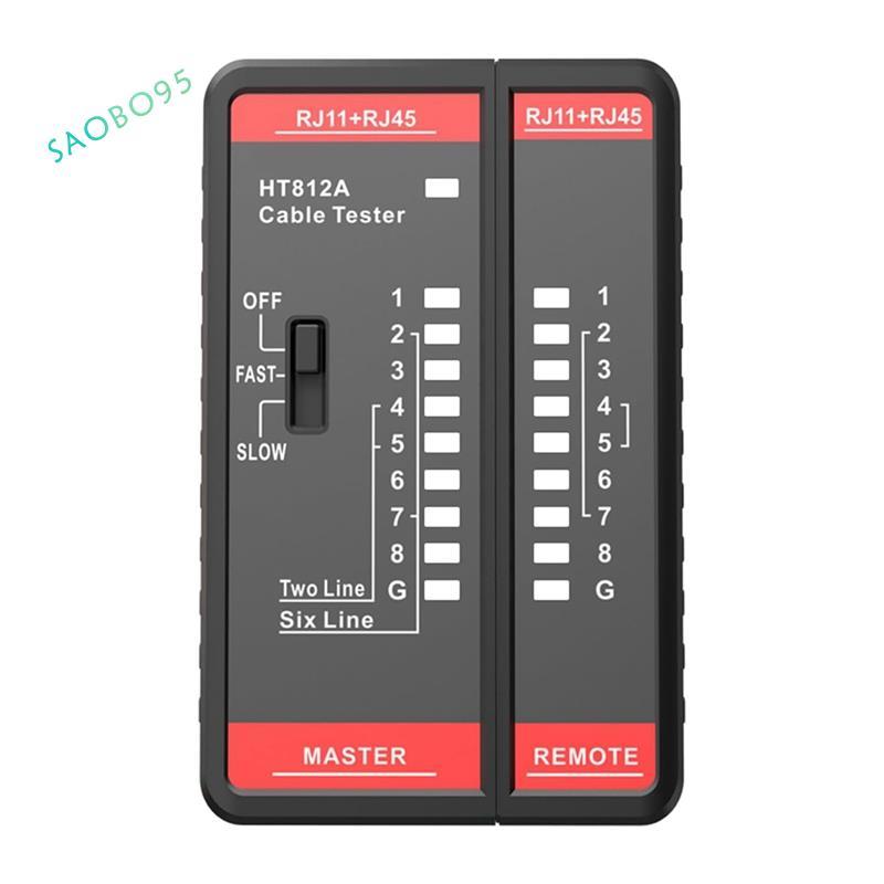 Dây Điện Thoại Máy Đo Kiểm Tra Dây HT812A Cáp Máy Tìm Đường RJ11 RJ45 Công Cụ Tìm Đường Dây Cáp