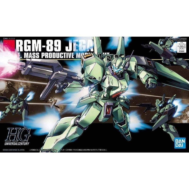 [Bandai] HGUC 097 1 / 144 RGM-89 Jegan Jegan Gunji Gungungungungungungungungundam lắp ráp mô hình