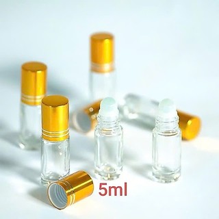KHO SỈ (COMBO 100) Vỏ chai Bi Lăn Thủy Tinh Trong xuốt  5ml-10ml