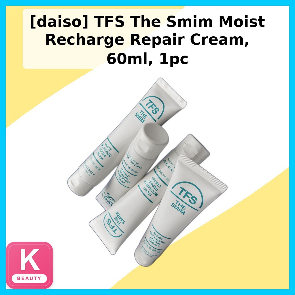 [daiso] TFS The Smim Moist Recharge Repair Cream, 60ml, 1pc / Kem dưỡng ẩm / Recharge Hàn Quốc của s