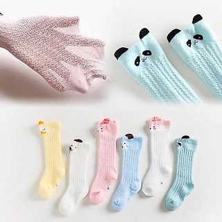 Tất Boot Cao Cổ  Lưới  Con Gà Cho Bé