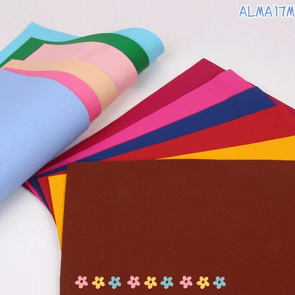 ALMA1 Da Oxhide Thật, DIY Làm Ví Da Bò Cứng, Găng Tay Vải 20 * 30CM