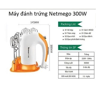 Máy Đánh Trứng Cầm Tay cao cấp - Ca đánh trứng 2,5L