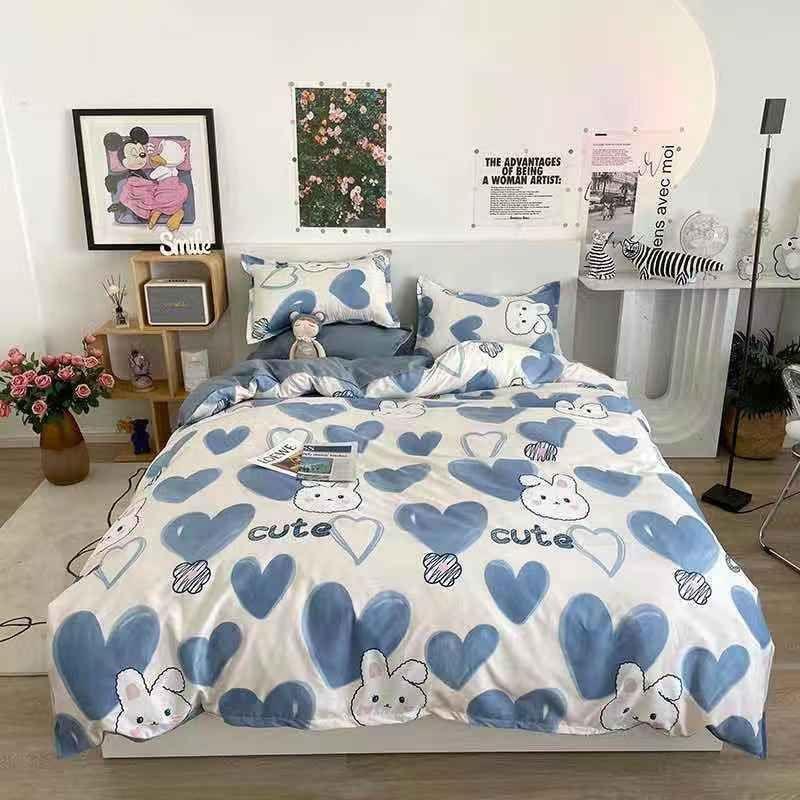 Ga Trải Giường 2mx2m2 Cotton Poly 4 Mùa Nhiều Họa Tiết Chất Liệu 80% Cotton 20% Polyester Kích Thước