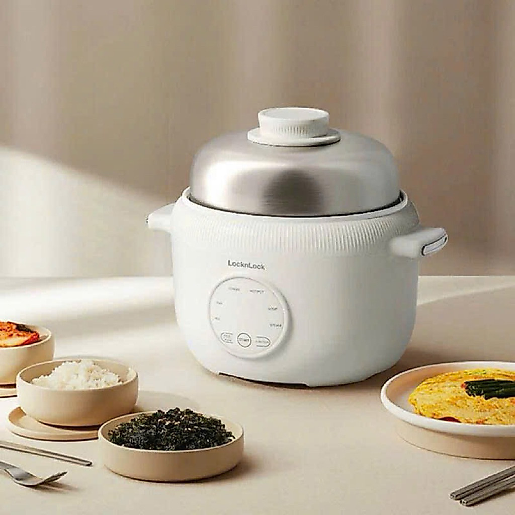Nồi điện đa năng Locknlock model EJP186IVY dung tích 1.6L hàng chính hãng
