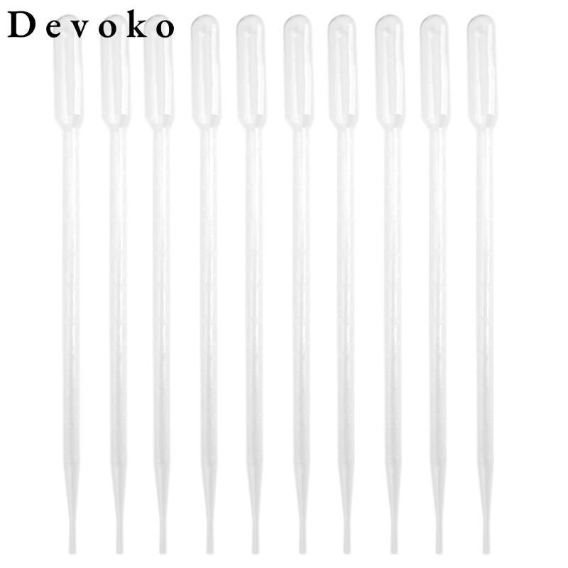 Bộ 50 Ống Nhựa 10ml: 1ml Pipet Chuyển Tốt Nghiệp Ống Nhỏ Giọt Mắt