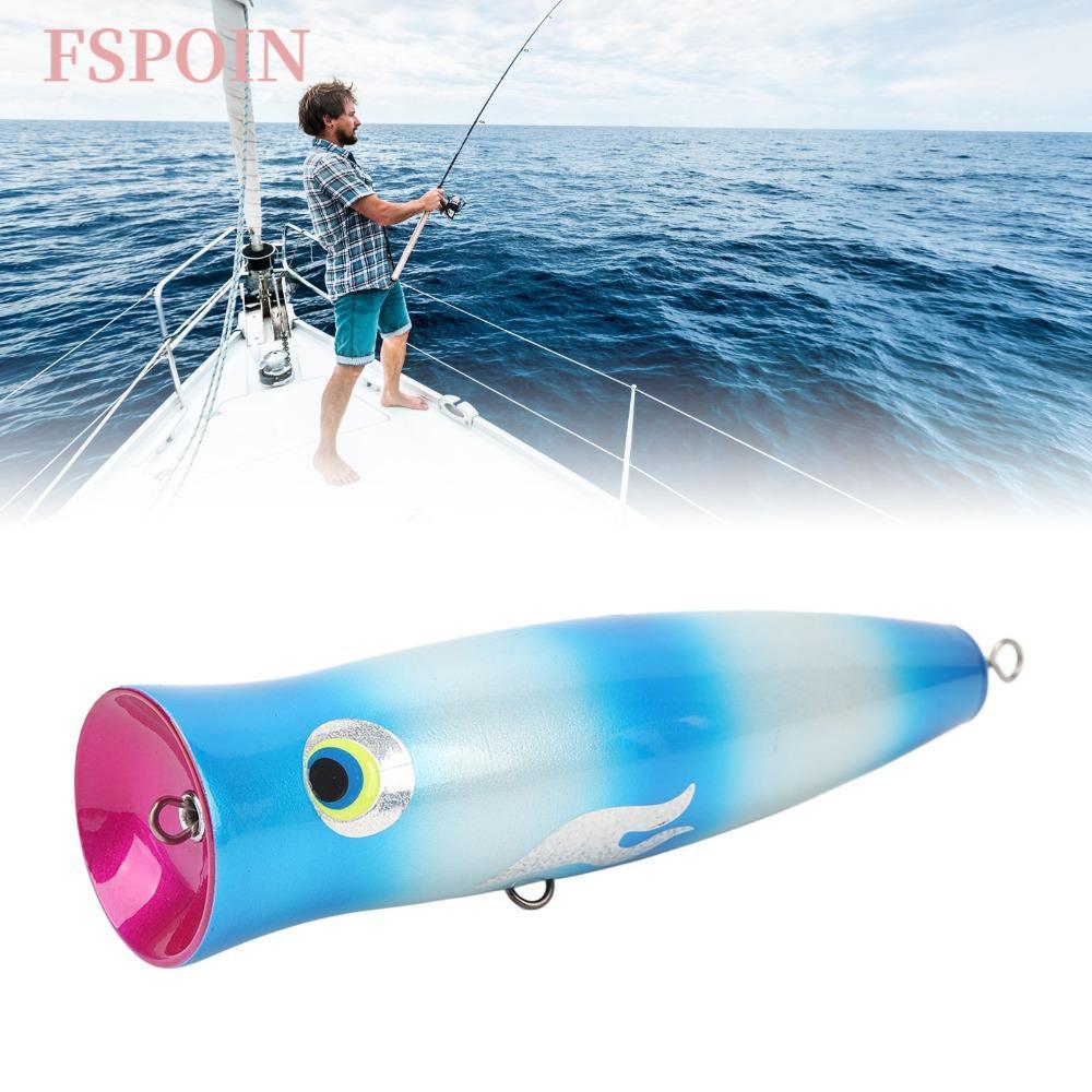 FSPOIN Topwater Popper Mồi, Nổi 20cm 185g GT Popper Mồi, Bền Nhẹ Cá Ngừ Popper Mồi Câu Cá Ngoài khơi