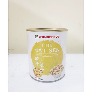 Chè hạt sen đóng lon Wonderful 870g