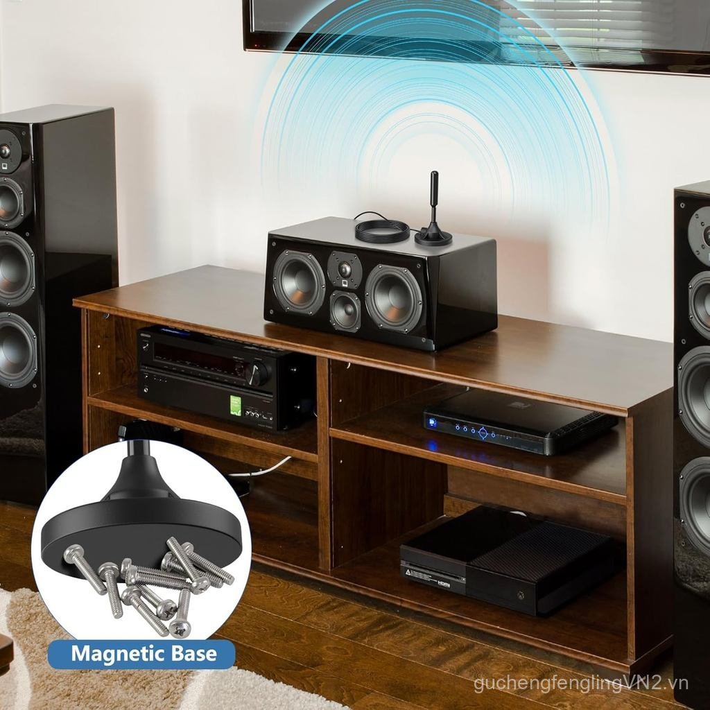 Bingfu FM Ăng Ten Thay Thế Cho Gia Đình Stereo Radio Thu Trong Nhà Cho Pioneer Onkyo Yamaha Marantz 