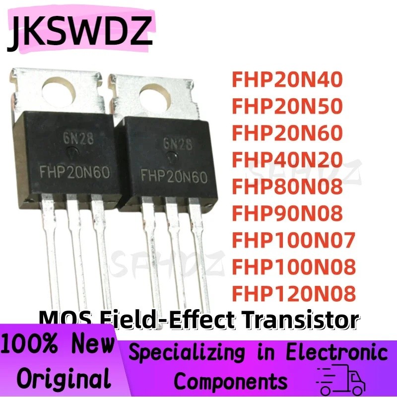 5 Chiếc FHP20N40 FHP20N50 FHP20N60 FHP40N20 FHP80N08 FHP90N08 FHP100N07 FHP100N08 FHP120N08 TO-220 H