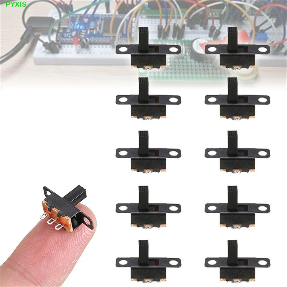 PYXIS Switch Đen 3 Pin DIY Power Miniature Slide Công tắc bật tắt nhỏ