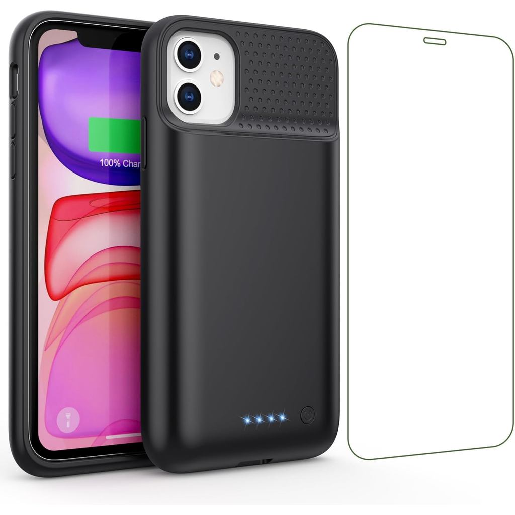 Ốp Pin Cho iPhone 11 / XR, Hộp Sạc Di Động Siêu Mỏng 7500mAh Bộ Pin Bảo Vệ Sạc Cho iPhone 11 Và iPho