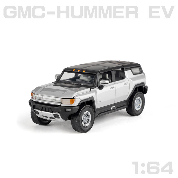 | cars | toys ✶((Hộp Acrylic) Mô Phỏng 1: 64 Chính Hãng Hummer EV Hummer Hợp Kim Xe Ô Tô Bộ Sưu Tập 
