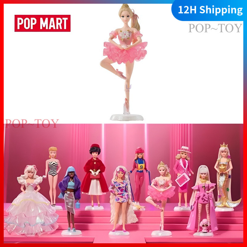 POPMART Barbie Style Icon Series Blind Box Barbie doll Cute Figures pop mart blind box figures gift 