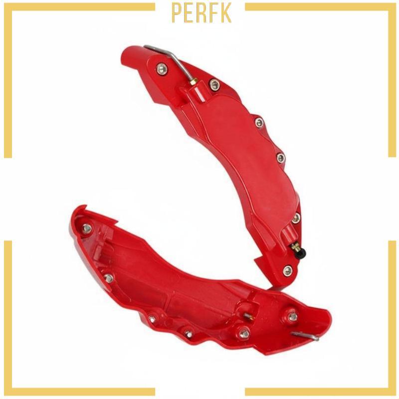 Sport Red Brake Caliper Cover ABS Plastic Caliper Guard Nâng cấp cho vành xe và trang trí ngoại thất