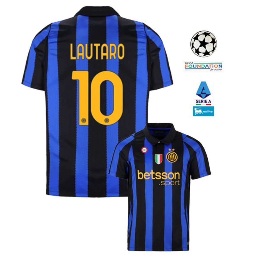 (S-4XL) Fan Edition 26 / 27 Áo bóng đá Inter Milan Home Fan Edition