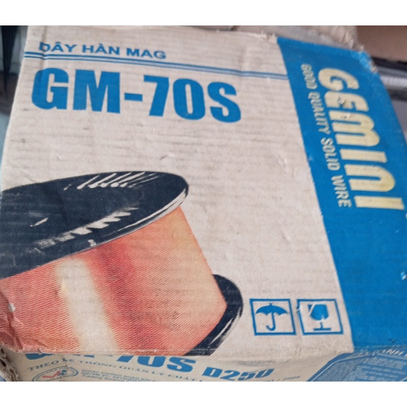 🔥 **Cuộn dây hàn MIG sắt 1.0mm Kim Tín GM-70S 15kg – Hồ quang ổn định, mối hàn đẹp**