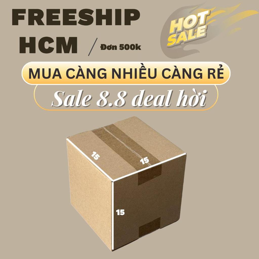 Hộp Carton Thường 15x15x15 Combo 150 Cái