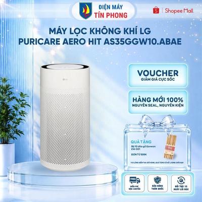 Máy lọc không khí LG PuriCare Aero Hit AS35GGW10.ABAE - Cảm biến bụi mịn PM 1.0 - Bảo hành 12 tháng