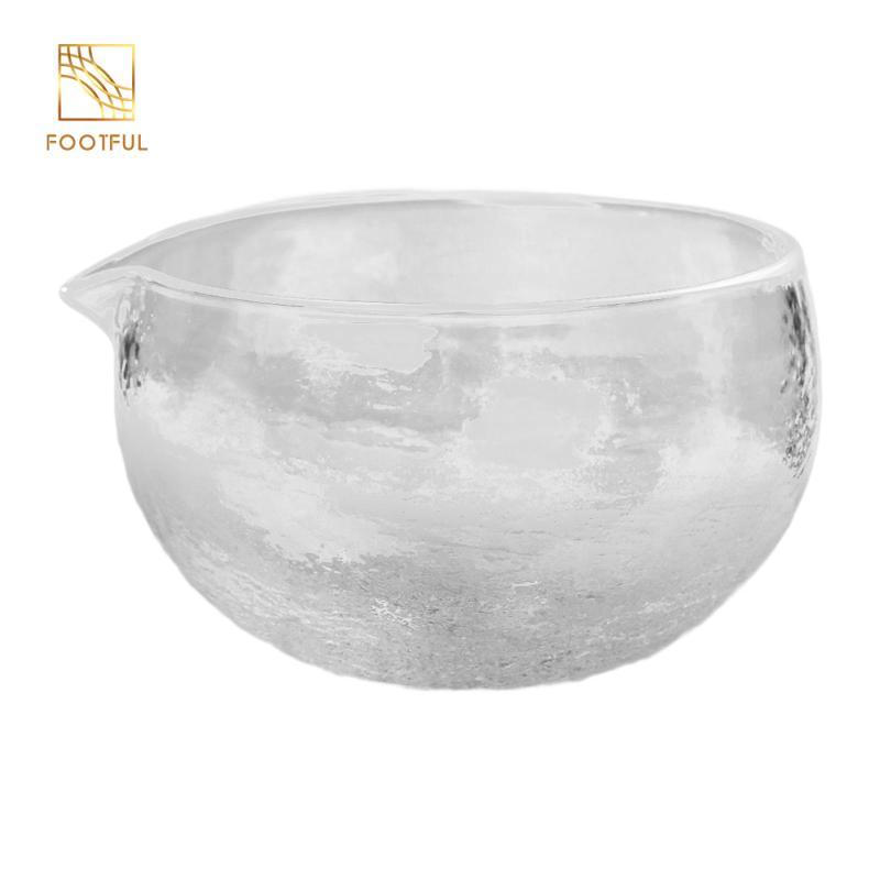 Bát Matcha thủy tinh kết cấu Trà xanh Matcha Trà trà Chawan Nghi lễ Trộn Chawan