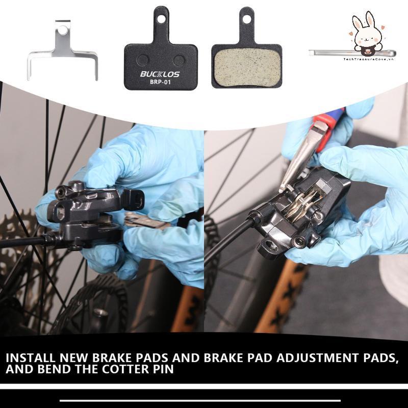 [Teh] Má phanh xe đạp B01S MT200 Má phanh xe đạp đường trường Miếng đệm phanh đĩa bằng nhựa nhẹ cho 
