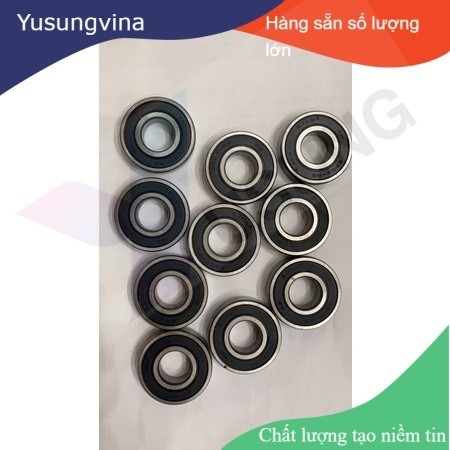 Vòng bi 6203 Kt: (17*40*12) bạc đạn 6203-2 nắp đen new ys