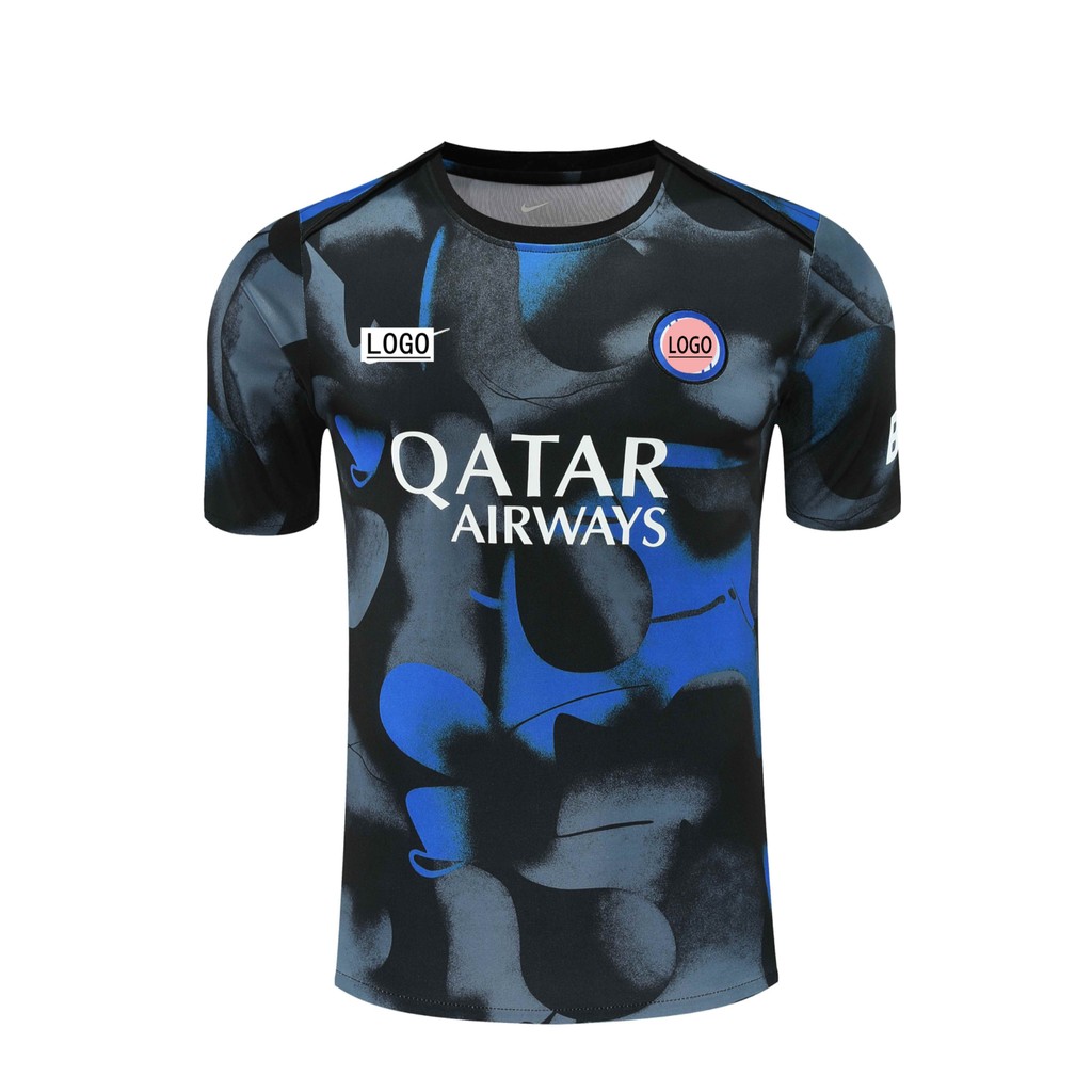2425 International Milan Football Club Training Jersey Phiên bản quạt ngắn tay hàng đầu