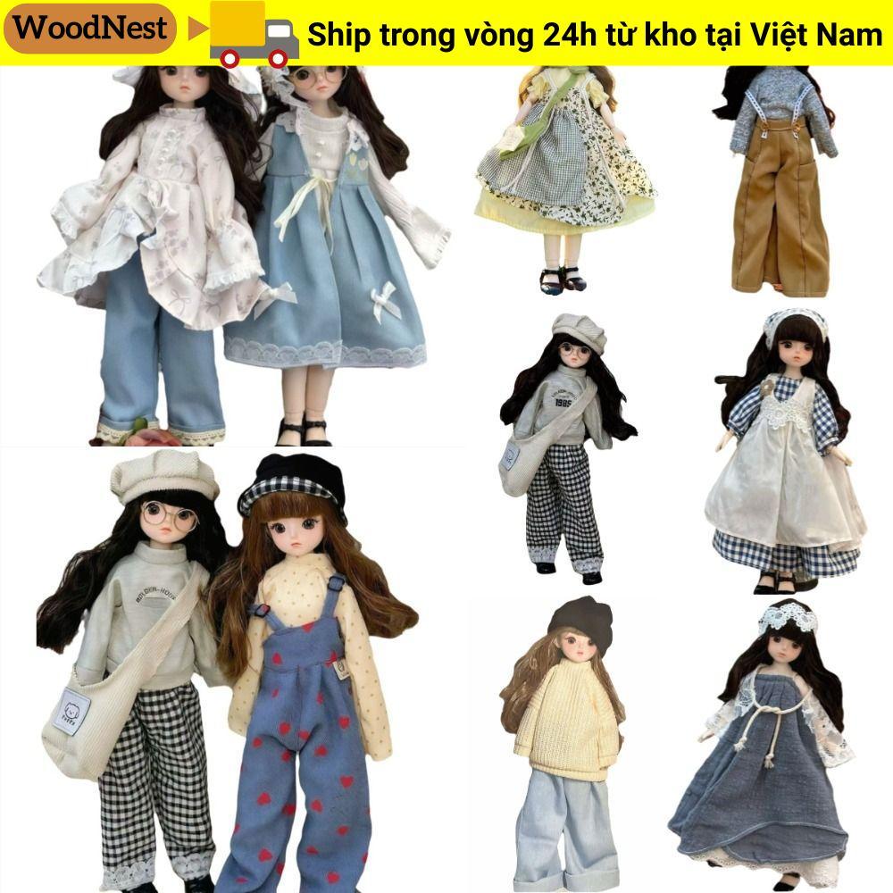 WOODNEST BJD Quần Áo Búp Bê, 1 / 6 BJD 30Cm Búp Bê DIY BJD Phụ Kiện, Nhiều Kiểu Thay Thế Handmade 30