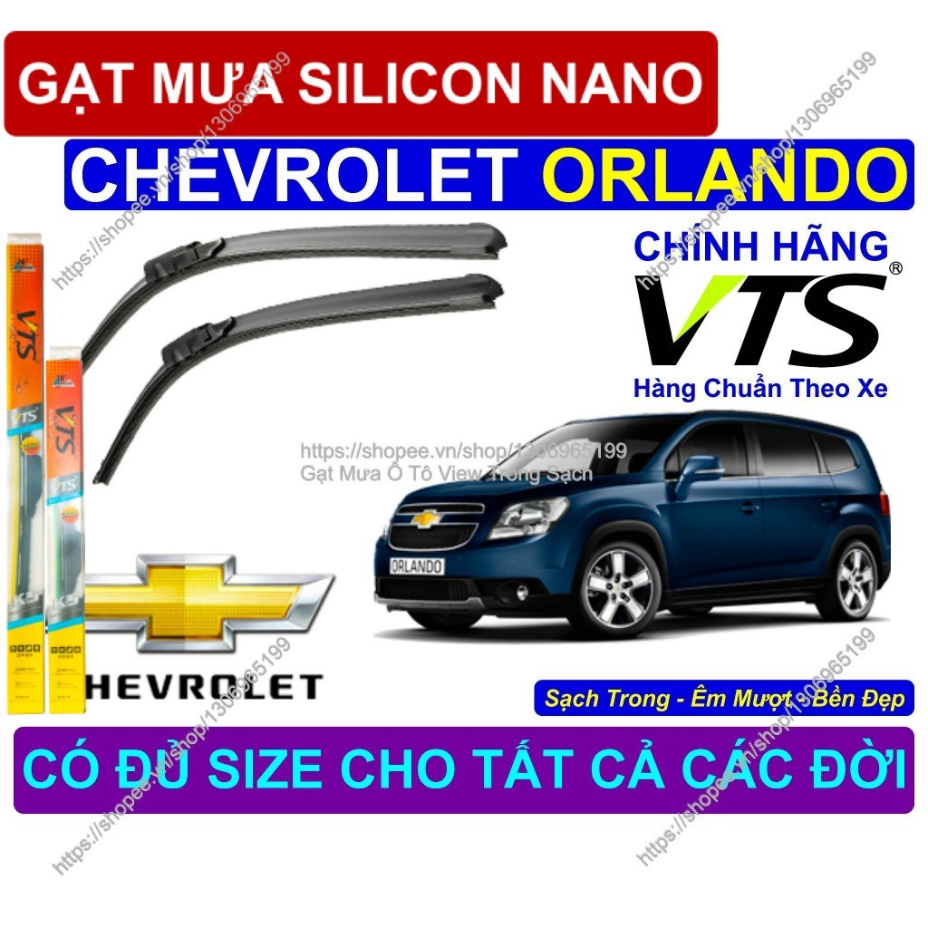K5, Gạt Mưa Kính Lái Chevrolet Orlando, Cặp Gạt Mưa Kính Lái Cho Các Dòng Xe Chevrolet Orlando,