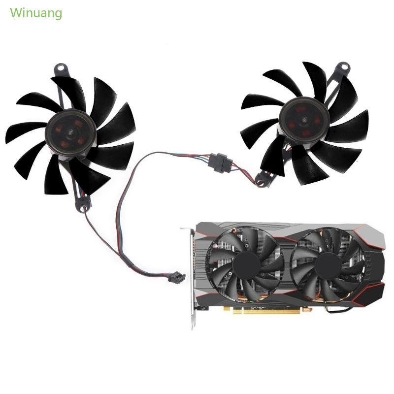 Winu 80mm 4 Pin VGA Quạt Đồ Họa Card Làm Mát Cho Radeon RX 580 RX RX5500 Làm Mát