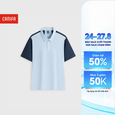 Áo Polo active nam phối màu phong cách trẻ trung năng động CANIFA 8TP26S006