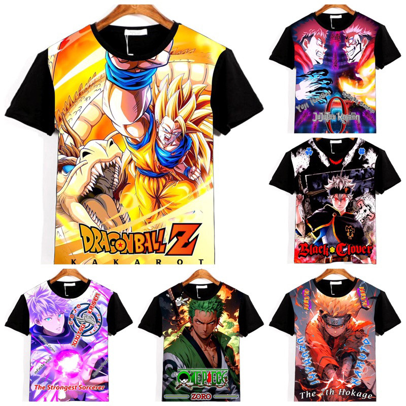Áo thun unisex in toàn bộ Anime 3D hay nhất