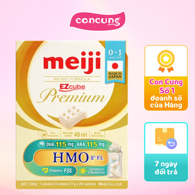 SPDDCT Meiji Infant Formula Ezcube Premium 540g (0-12 tháng)