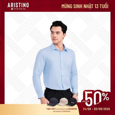 Áo Sơ Mi Dài Tay Nam Aristino Regular Fit ALS423S0H2
