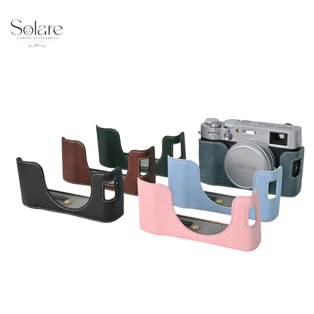 Bao da halfcase Fujifilm 𝐗𝟏𝟎𝟎𝐕𝐈 - Vỏ Túi Máy Ảnh Handmade Da Vỏ Máy Ảnh Nửa Thân Cho Fujifilm X100VI