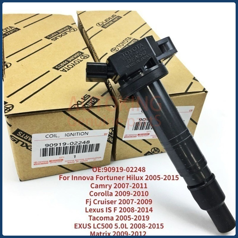 Toyota Vios Ignition Coil 90919-02240 Bugi Sản xuất tại Nhật Bản Phụ tùng ô tô chất lượng tốt